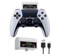 3500mAh Batería Externa para el Controlador PS5, Extensor de Batería de Reemplazo PS5 para Sony PlayStation 5 DualSense/Edge Controlador con Cable de Carga USB-C