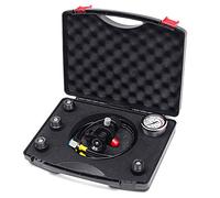 3500PSI hidráulico del acumulador de nitrógeno, uprateds 250bar llenado a presión la válvula de gas Kit de prueba, 5 en 1 herramienta inflable nitrógeno con 4 piezas adaptador y caja almacenamiento