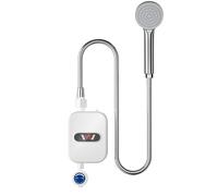 3500w M-ini Calentador De Agua Instantáneo Eléctrico Calentador De Ducha 220V Grifo De BañO Calentador De Agua Calentador De Agua Termostático Con Pantalla Digital Boquilla Manguera