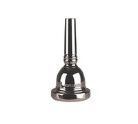 35017 Bach pequeño vástago trombón Tenor boquilla, chapado en plata, 17 taza tamaño mediano