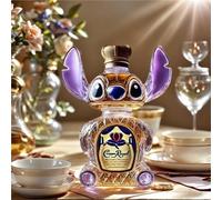 350ML Decantador Whisky Arte Escultura - Decantador De Whisky Con Diseño De Muñeco De Cachorro En 3D, Botella De Vino De Cristal Con Forma De Gato, Ideal Para Decorar El Hogar
