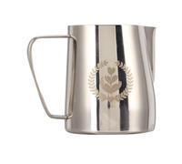 350ml Frothing Pitcher,Milk,Spill Proof Spout Latte Art Frother, Professional Pull Flower Cup for Coffee