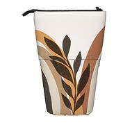 351 Bolsa De Lápices Lindo Boho Deja Fondo Colorido Abstracto Planta Silvestre Retráctil Portalápices De Bolsa Pequeña Escolar Portalápices con Cremallera Estuche para Lápices