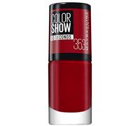 353 Rojo las Uñas de Colorshow Maybelline New york