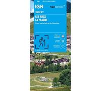 3532ET Les Arcs - La Plagne - Parc National De La Vanoise: 1:25000 (TOP 25)