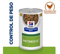 Hill´s Prescription Diet Metabolic Weight Management Estofado Pollo Y Verduras Perro Latas 354 Gr