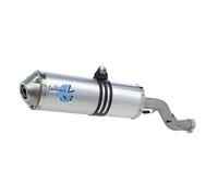 LeoVince Silenciador de escape X3 de aluminio para Kawasaki KLR 650 (97-16)