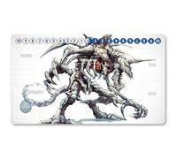 3583490 Game Digimon TCG Playmat + Free Protective Bag Digimon - Alfombrilla de juego TCG Card Game Pad de mesa de juego de 60 x 35 cm, compatible con Digimon MTG TCG CCG YGO