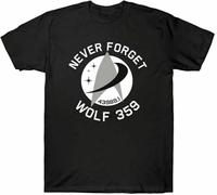 359 Never Sleeve Retro Wolf Forget 43989 Alien Unisex T-Tshirts Camisetas y Tops Printed tee Graphic Top Men Black Tshirts Camisetas y Tops(Medium)
