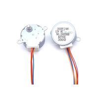 35BYJ46 DC 5V 12V 300 ohms 24V Step Permanent,agnet Gear electronic starter Small Stepper Humidifier Repair Parts BIANMTSW(10MM shaft,24V 300 Ohms)