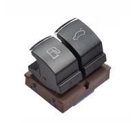 35D959903 Interruptor del tanque de combustible de gas tapa de aceite de la puerta de liberación de la llave del maletero botón de ajuste para Passat B6 B7 CC para Jetta EOS (Negro)