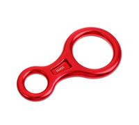 35KN Figura 8 - Anillo de sujeción para escalada y rappel, color rojo