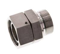 35L & G1-1/4'' Acero inoxidable Rótula recta con rosca macho 160 bar FKM Junta tórica Cono de estanqueidad Ajustable ISO 8434-1