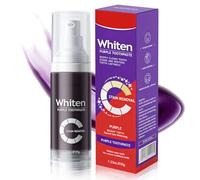35ml Pasta Dental en Espuma Blanqueadora,Pasta Dental en Espuma,Pasta de dientes púrpura,para un aliento fresco y una sonrisa más brillante,ideal para el uso cotidiano