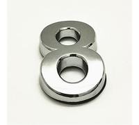 35mm 3D Autoadhesivo Casa Placa Números 0-9 Plata Dirección Número Dígitos Galvanizado Puerta Letrero 3M Pegamento Adhesivo Pared para Familia Hotel Apartamento Calle, elpruperif (8)