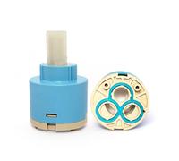 35mm/40mm Faucet Cartridge, Ceramic Disc Cartridge Replacement Faucet Water Mixer Tap Inner Control Kitchen Faucet Valve (35MM)