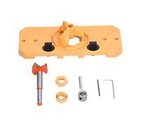 35mm Concealed Hinge Jig, Boring Hole Drill Guide Cutter Bit Set Door Boring Hole Template and Bit for Cabinet Door Installation for Tool Carpenter