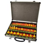 35PC Punta de carburo de tungsteno TCT Router Bit 1/4" del vástago laminado Cortador TE409