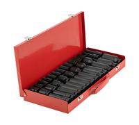 35pcs Black Drive Deep Impact Socket Sockets Car Garage Tools 1/2" 6 Point new