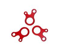 35pieces Rope Tensioner Tent Tensioner Red Rope Tensioner Anti-slip Wind Rope Buckle Tensioner Lightweight Aluminum Alloy