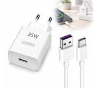 35W Cargador USB Supercharge y Cable USB C para Honor 400 Lite