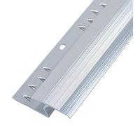 36/40/44/47/51/59 Inch Long Thresholds Reducer,Transition Strip Edging Trim Strip, Cuttable Flat Divider Strip Floor Bar, for Home/Commercial(Silver,90cm/35.4in)
