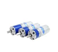 36-555 12V 24V 36mm Motor de engranajes planetarios Robot Smart Home, motor de control de la industria automotriz, escobillas de carbón 2160 ~ 8 RPM (motores y soporte, 316 rpm, eje 12 V de