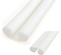36.6 Inch Door Bottom Sealing Strip,Door Draft Stopper,Washable Under Door Draft Noise Blocker,Blocks Draft, Noise, and Light,Home Essentials (White)