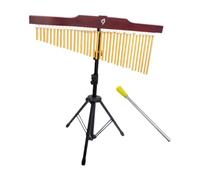 AWHAO 36 Bar Chimes Percusión Viento Chime Bell Soporte Resistente Instrumento de percusión Bell Instrumento de percusión Musical para niños