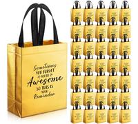 36 bolsas de regalo reutilizables de agradecimiento, bolsas de regalo de agradecimiento a los empleados, a veces te olvidas de que eres impresionante, regalo de agradecimiento al equipo para