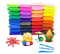 36 Colores Air Dry Clay, Arcilla de Modelado Ultraligero Magic Modeling Clay Plasticine, Arcilla y Masa de Modelado no tóxico, Arte Creativo DIY Crafts Regalo para niños