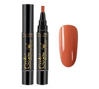 36 colores de gel de uñas Step Nail Pen Art Pencil Nails Oil No y capa superior necesaria para mujeres niñas 5 ml empujador de cutículas de vidrio (L One Size)