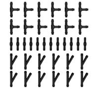 36 Conectores De Tubería De Pulverización De Agua para Coche, Conectores De Tubería De Agua para Limpiaparabrisas De Coche, Kit De Limpieza De Parabrisas De Coche Tipo Y