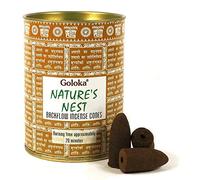 36 Conos de Incienso de Reflujo Nature´s Nest 20 Minutos 2 Latas Cono 2 (Lata de presentación)