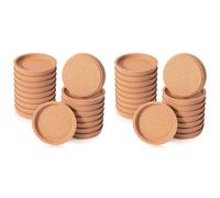 36 Cork Coasters Bulk 4 Inch Round Lip Cup Holder Leak Proof for Drink