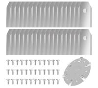 36 cuchillas para segway navimow, compatibles con cuchillas de repuesto, cortadoras robóticas, por ejemplo, i105N, i108N, i110N, accesorios para cortacésped de jardín