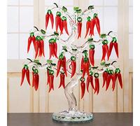 36 cuelga de cristal cristal cerezo estatuillas artesanía fengshui ornamento casero decoración de recuerdos decoración-18 cuelga