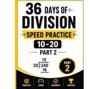 36 Days of Division Speed Practice 10-20 Part 2