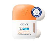 ¡36% DTO! Capital Soleil UV Aqua Fluido Hidratante SPF50 tono medio 50 ml