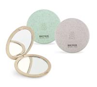 ¡36% DTO! Natural Fiber Espejo Bolso Doble