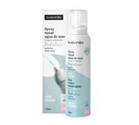 Suavinex, Spray Nasal para Bebés con Agua de Mar, Spray Pediátrico, Apto Recién Nacidos, Isotónico, para la Higiene Diaria, para Lavados Nasales, Limpia e Hidrata, con Aloe Vera, Fuerza Suave, 120 ml