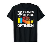 36 Frames of Pure Optimism 35mm Film Photography Analog CAM Camiseta