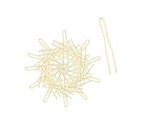36 horquillas grandes onduladas para el pelo en forma de U, pinzas para peinar novias, 6,5 cm (rubia)