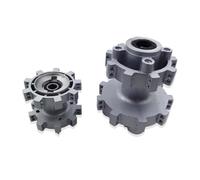 36 Hoyos de Cubo de Rueda Delantera y Trasera para Bordes de Motocicleta Reforzados con núcleo de Aluminio compatibles con Varios Modelos(Front and Rear)