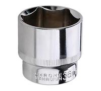 36 mm Socket - 6 puntos Socket with Rust Proof Drive | Steel Axle Shaft Nut Remover for 1/2 pulgadas Ratchet, Wrench for System Truck, Car Repair Features, Hand Tool Mechanical Usage