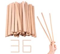 36 molduras de madera para muebles, 40 cm, listones de madera decorativos, adornos de perlas decorativas para armarios, revestimientos de paredes, muebles, manualidades, revestimientos de paredes