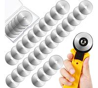 36 paquetes de cuchillas de recambio compatibles con Fiskars Olfa Martelli Truecut Cutter para patchwork, cuero, costura, manualidades, 36 unidades