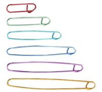 36 PCS Juego de Soportes de Puntos, Accesorios de Punto Anillos De Secuencia Y Alfiler De Seguridad Para Proyectos De Lana Accesorios De Punto 12 Marcadores Rojos Y 24 Pines