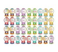 36-Piece Easter Candy Cards, Festive Candy Dispenser Supplies, Easter Celebration Supplies for Friends Coworkers Neighbors Home Office Family Gatherings Boys Girls Classroom School Party Favors