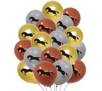 36 Piezas 12 Pulgadas Látex Globos Caballo,globos en forma de caballo,Globos de Látex de Caballo,Spirit Riding Free Horse Látex Globos,para Niños Vaquero Temática Fiesta Cumpleaños